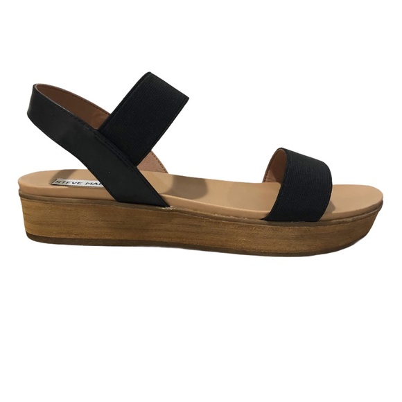 Steve Madden | Shoes | Steve Madden Agile Black Sandals 95 | Poshmark